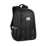 Gear Classic Anti Theft Faux Leather 14 cms Black Laptop Backpack